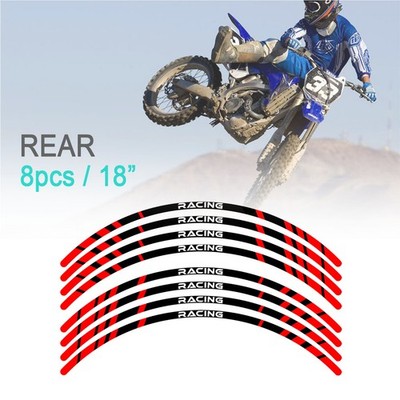 21'' 18'' A01B Stripe Dirt Bike Wheel Rim Stickers For BETA 430 RR-S 17-23 22 21