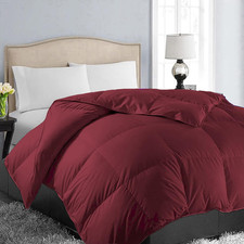 Queen Size down Alternative Comforter - Quilted Duvet Insert for All Seasons, So