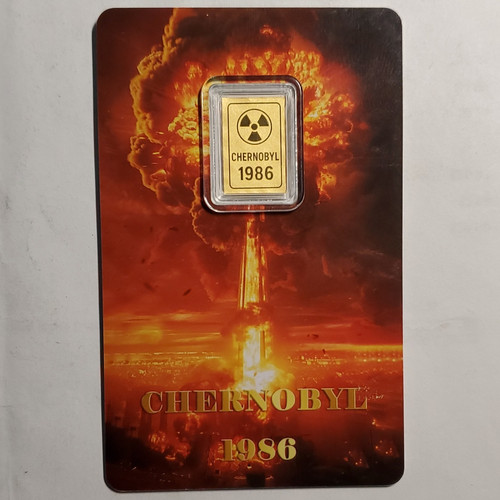 2026 Republic of Liberia $12 0.9999 Gold 1/1000 oz Chernobyl 1986 Coin Uncert