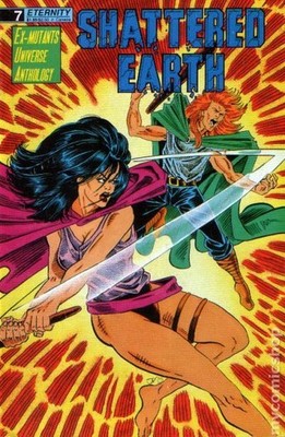 Shattered Earth #7 FN+ 6.5 1989 Stock Image