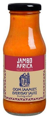 Jambo Africa Oom Saamies´s Everyday Sauce 240 ml Flasche Vegan  Glutenfrei