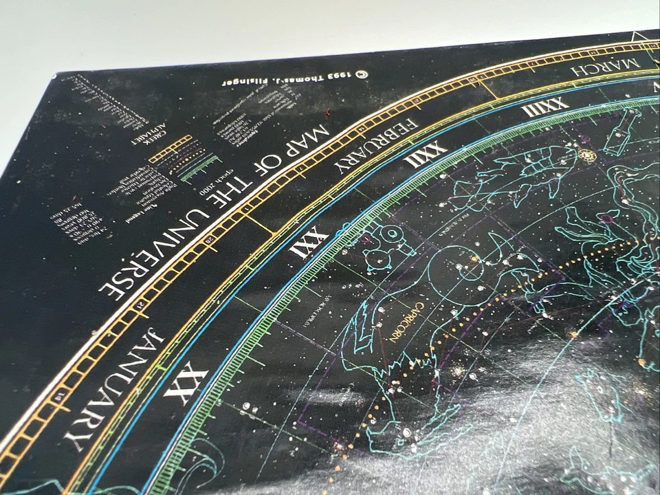 Vintage Springbok MAP OF THE UNIVERSE PZL2478 500 Piece NEW Sealed 1993 NOS VTG - Image 3 of 4