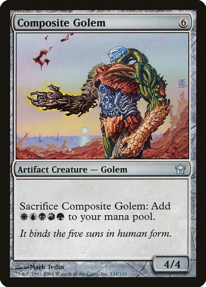 Composite Golem Fifth Dawn LP MTG 111