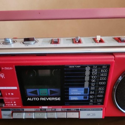 TOSHIBA SUGAR SF5 カセットプレーヤー レッド TOSHIBA SUGAR SF5 RT-SF5 Red Radio Cassette Player Junk | eBay