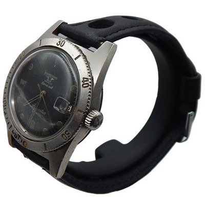 1701 Jean Richard Aquastar 10 ATM Automatic Diver 36mm Vintage Watch
