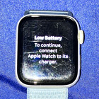 Apple Watch Series 4 40mm Silver Aluminum GPS 16GB Heart Rate Blue Nylon — photo 1
