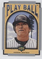 2004 Upper Deck Play Ball Die-Cut Red/Die-Cut 56/175 Hideki Matsui #69 h3a