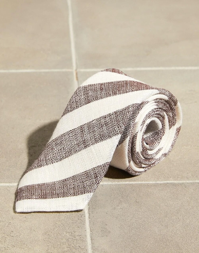 BRUNELLO CUCINELLI CORBATA HOMBRE MQ8760018_CK449 NUEVA CON ETIQUETAS Foto 2 de 3