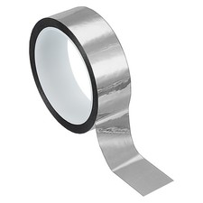 Metalized Polyester Film Tape 1-3/16 in x 55 Yard Glossy Silver