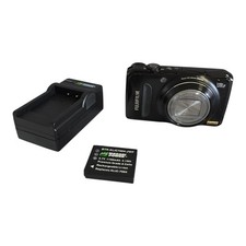 Fujifilm Finepix F300 Digital Camera 15X Zoom Black w/ Charger  2 Batteries