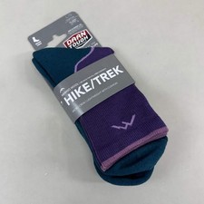 DARN TOUGH Hike/Trek Socks Micro Crew Lightweight Women SZ L 10-11.5 Grape Merin