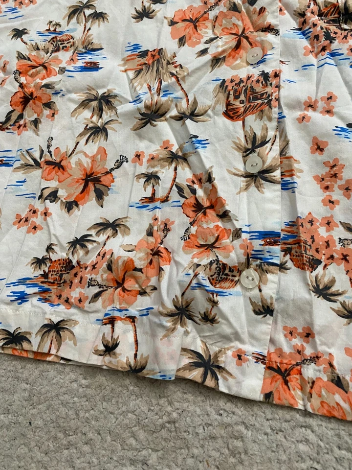 Camisa Sonoma Mujer Floral Manga Corta Abotonada Multicolor Talla XXL Foto 2 de 4