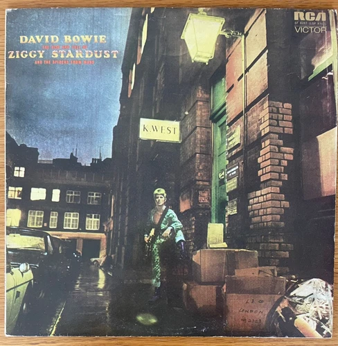 DAVID BOWIE - The Rise And Fall Of Ziggy Stardust 1972 UK 2E/2E Titanic LP VG+