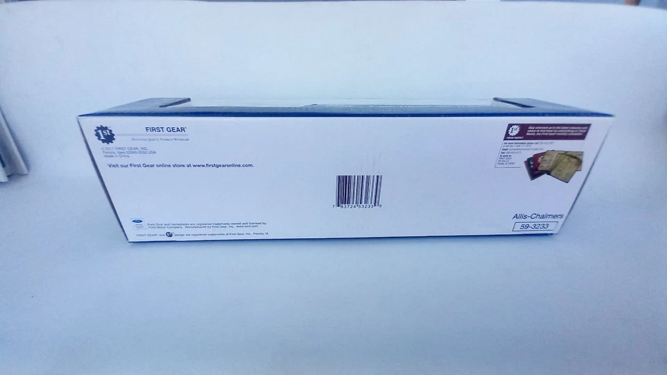 1/50 (1/48) First Gear 593233 1956 Ford F800 flatbed Allis-Chalmers trailer only - Image 2 of 4