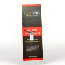 Heated Insoles with APP Control, 4300mAh Rechargeable Foot Warmers -Adjustable