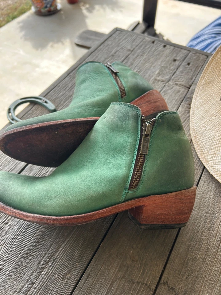 Botines cortos Liberty negros para mujer Vegas turquesa doble cremallera - punta redonda 8 Foto 3 de 4