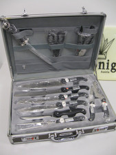 KÖNIG Austria Messerkoffer Messerset Edelstahl 24tlg