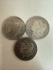 3x 1887 P MORGAN SILVER DOLLAR U.S. MINT COIN FREE SHIPPING
