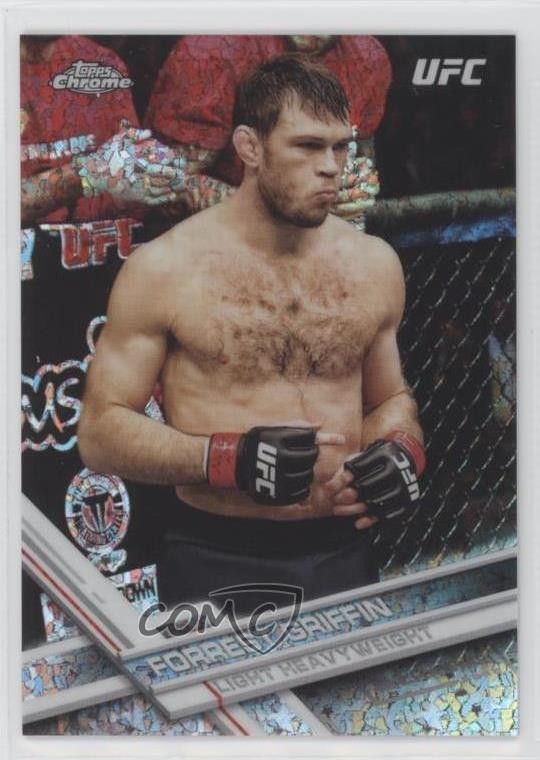 2017 Topps Chrome UFC Diamond Refractor Forrest Griffin #61 q3o