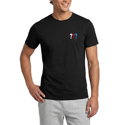 Die Drei Fragezeichen Kleines Logo Männer T-Shirt