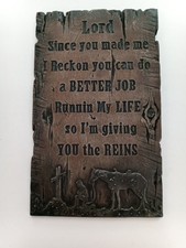 Hobby Lobby Resin Western Prayer Plaque