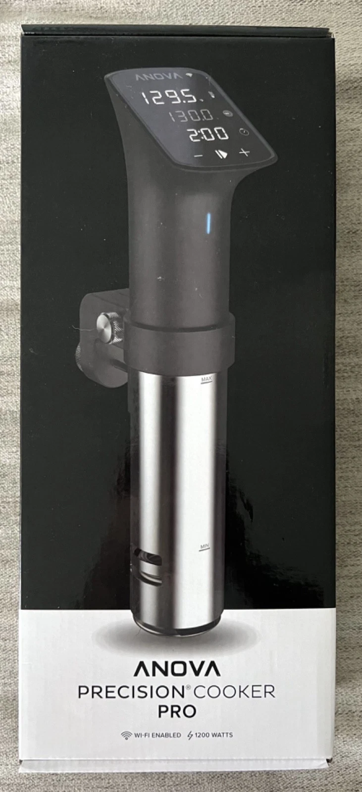 Anova Sous Vide Wifi Precision Cooker Pro 1200W, Jet Black
Opens in a new window or tab