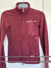 Vintage Y2K Abercrombie And Fitch Women s S Zip Hoodie Scrollwork Moose Pull