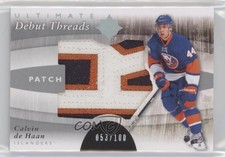 2011 Ultimate Collection Debut Threads 53/100 Calvin de Haan #DT-CV Patch 10gc