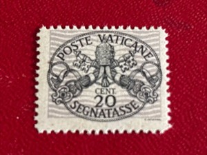 Vatican Segnatasse Wide Lanes MNH