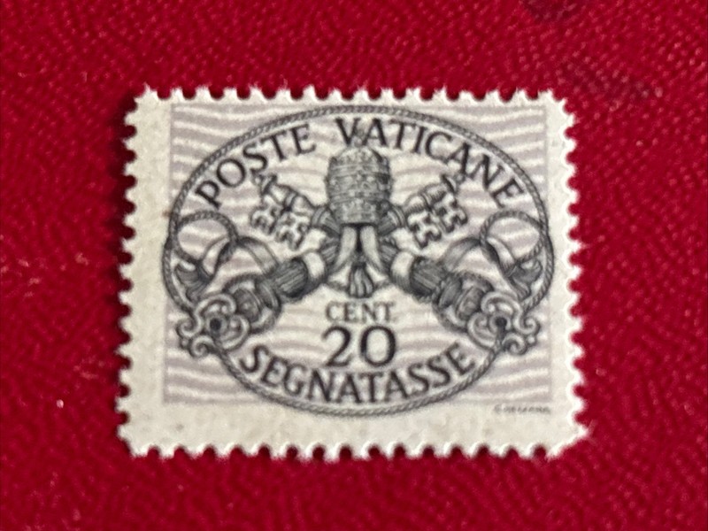Vatican Segnatasse Wide Lanes MNH