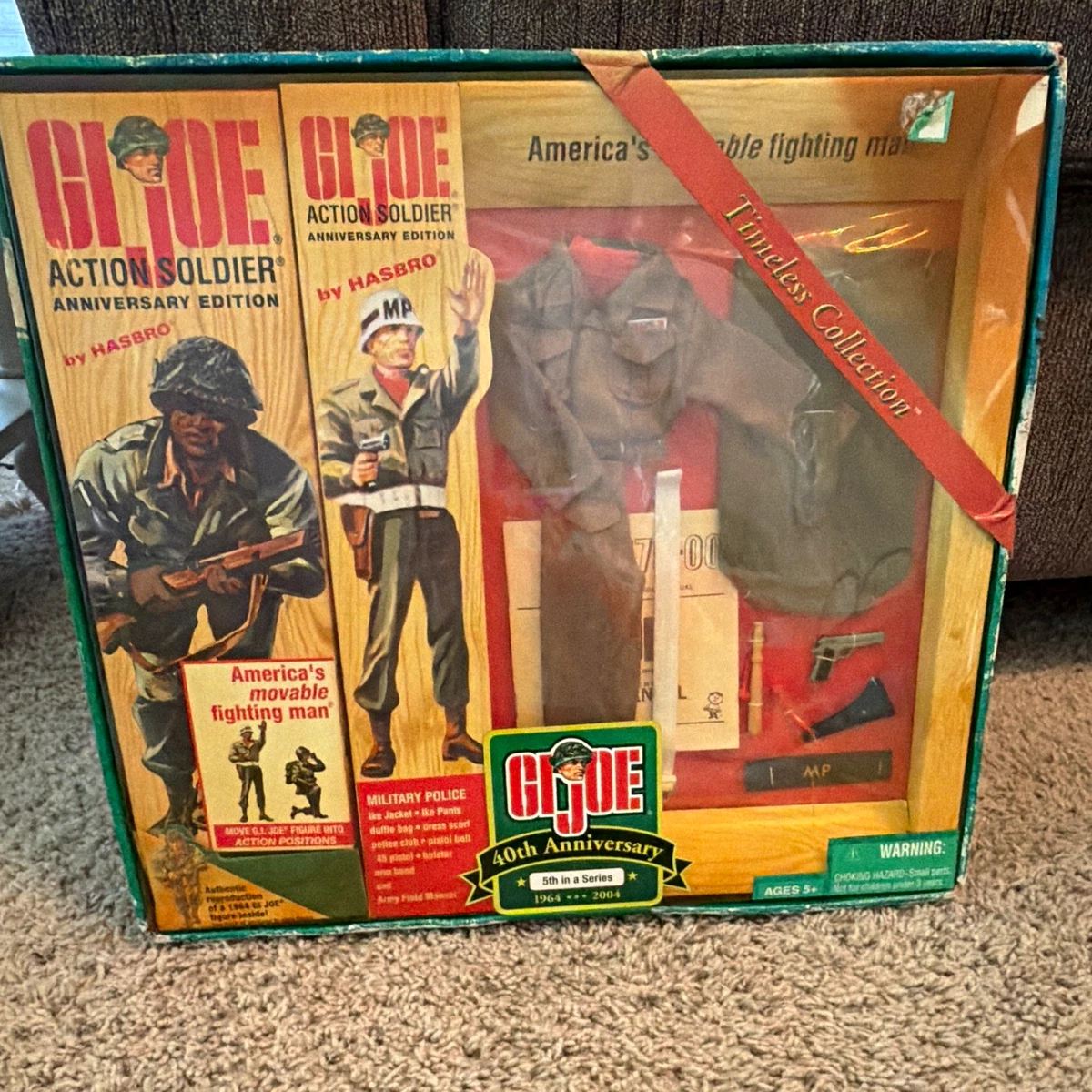 60年代 GIJOE フィールドジャケット 箱付き ハスブロ giジョー