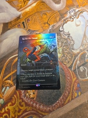 Go For The Throat 1986 Foil MTG Secret Lair - Pack Fresh -