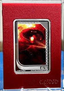 2024 Agoro Lord Of The Rings Trading Coins THE BALROG #40 Ruby 1oz Silver Coin