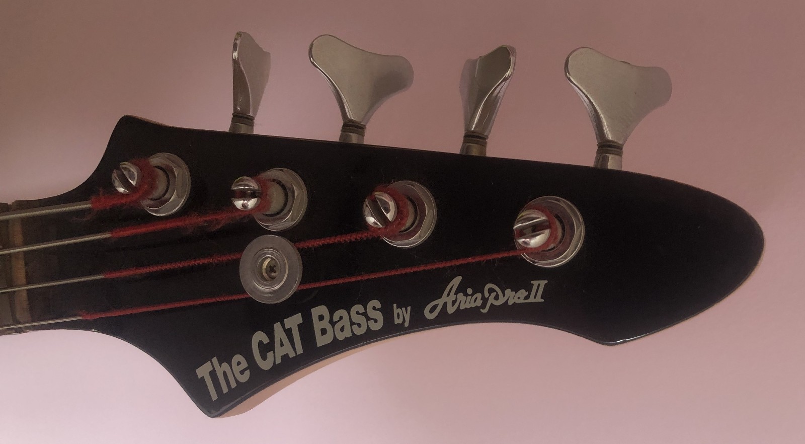 Aria Pro 2 - The Cat Fretless Bass Guitar - with case