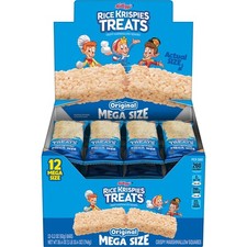 Rice Krispies Treats Marshmallow Snack Bar, Kids Snacks, 2.2oz Bar 12 Bars