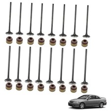 16 Pcs Intake Airout Valves Replacement for Civic D16Y7 D16Y8 1992-2005 021