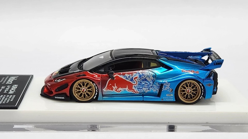 1:64 Veloce Lamborghini Huracan LP610-4 LBWK Red Bull Resin | eBay