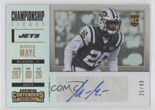 2017 Panini Contenders Championship Ticket 25/49 Marcus Maye #288 Auto 10g1