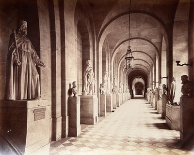 Frankreich, Versailles, Galerie de Pierre Basse, Statuen, Louis-Philippe, 1880.