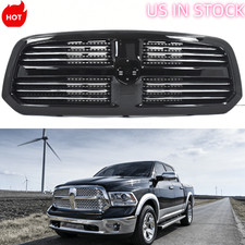 For 2013-2018 Dodge Ram 1500 Black Front Grille Direct Fit Assembly New
