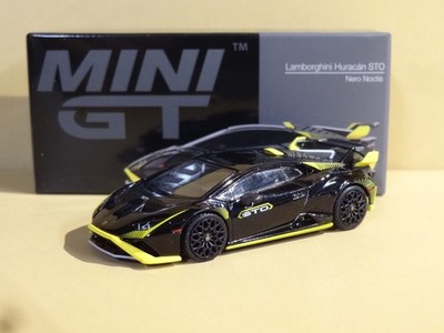 MINI GT #638 - BLACK - LAMBORGHINI HURACAN STO - MIJO EXCLUSIVE | eBay