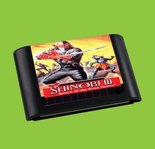Shinobi III: Return of the Ninja Master Sega Genesis Game Cartridge