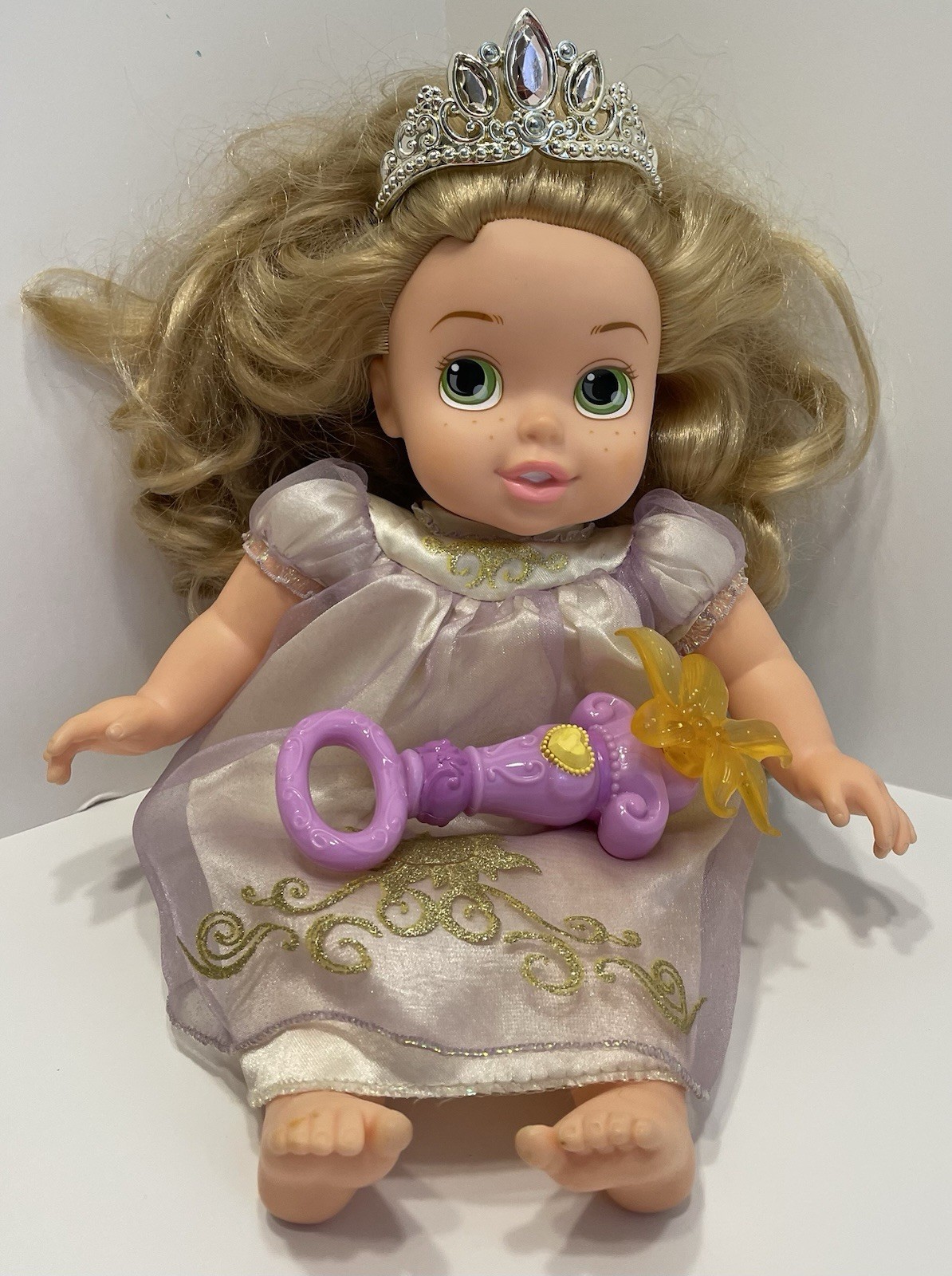 Tollytots My First Disney Princess Baby Rapunzel Doll With L