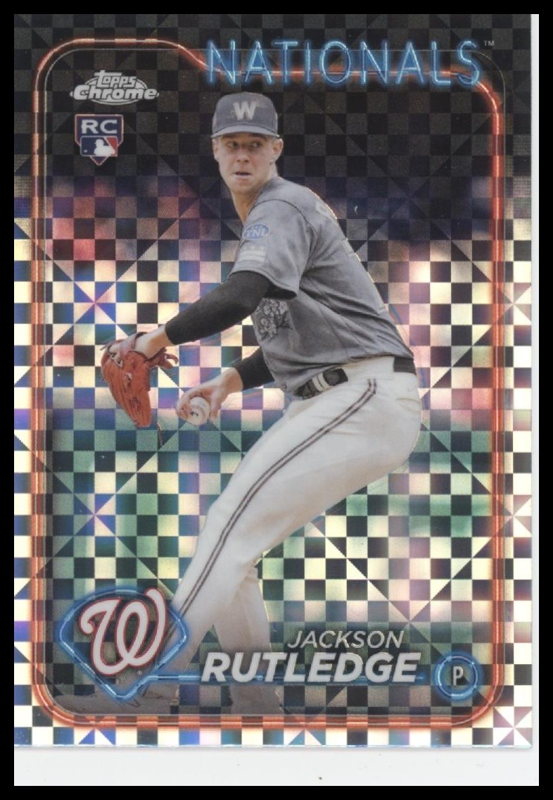 2024 Topps Chrome #42 Jackson Rutledge X-Fractors