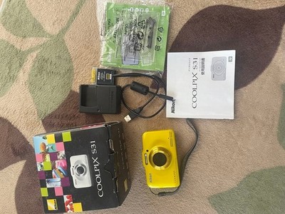 Nikon COOLPIX S31 イエロー 防水カメラ Amazon.com : Nikon COOLPIX S31 10.1 MP Waterproof Digital Camera
