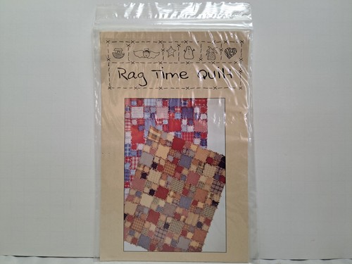 Quilt Country Pattern - Rag Time Quilt (49" x 63")
