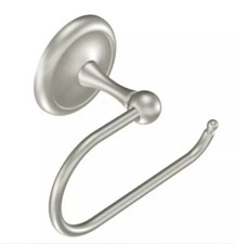 MOEN Yorkshire European Single Post Toilet Paper Holder in Satin Nickel BP5380SN