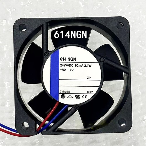 Original Ebmpaps Axial flow Fan 60*60*25MM 614NGN 24VDC 2.1W 90mA Server Fan - 第 3/4 張圖片