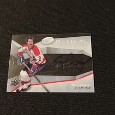 2008-09 Upper Deck Ice Rod Langway Glacial Graphs Auto Autograph #GG-RL Capitals