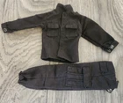 Vintage 1990s 21st Century GI JOE  Black Uniform Outfit w/ Tag 21st Century Toys